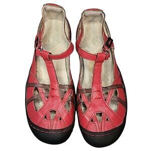 JBU Jambu Red Mary Jane Shoes Women’s 9.5 Vegan Travel